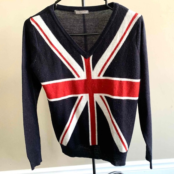 British Flag Knit Sweater - Picture 1 of 5